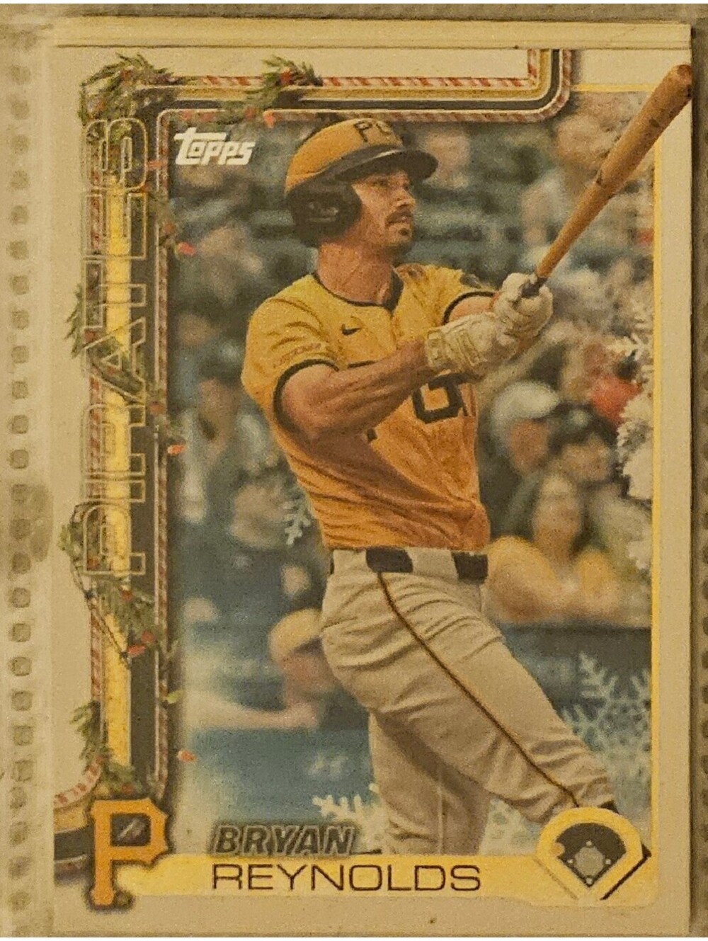 2025 Topps Holiday - Bryan Reynolds - #H138 - Pirates - Picture 1 of 2